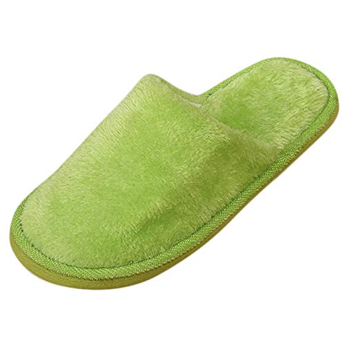 Soupliebe Weiche Slippers für Damen Herren Bequeme Hausschuhe Plüsch Pantoffeln Winter Warm Flacheschuhe rutschfeste Hauspantoffeln von Soupliebe