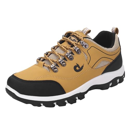 Trailrunning Schuhe Damen Bergschuhe Herren Wanderschuhe Wasserdicht Outdoor Anti-Rutsch Wanderstiefel Sportlich Knöchel Bergschuhe rutschfeste Schuhe Sneaker Atmungsaktiv von Soupliebe
