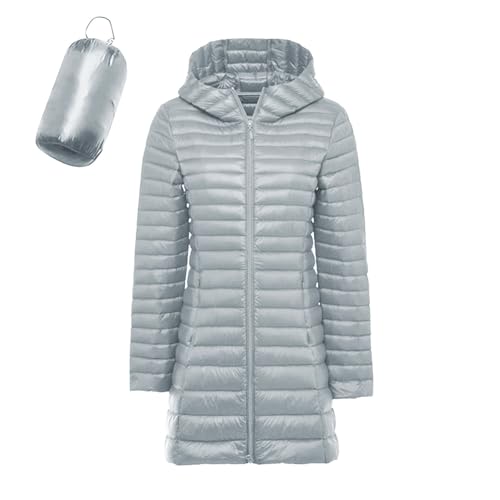 Winterjacke Damen Lang Steppjacke - Leicht Übergangsjacke Mit Kapuze Daunenjacke Winter Steppjacke Lang Warm Puffer Jacke Women Gesteppte Jacke Daunen Ultraleichte Winterjacke Damen Lang Steppjacke - Leicht Übergangsjacke Mit Kapuze Daunenjacke Winter Steppjacke Lang Warm Puffer Jacke Women Gesteppte Jacke Daunen Ultraleichte von Soupliebe