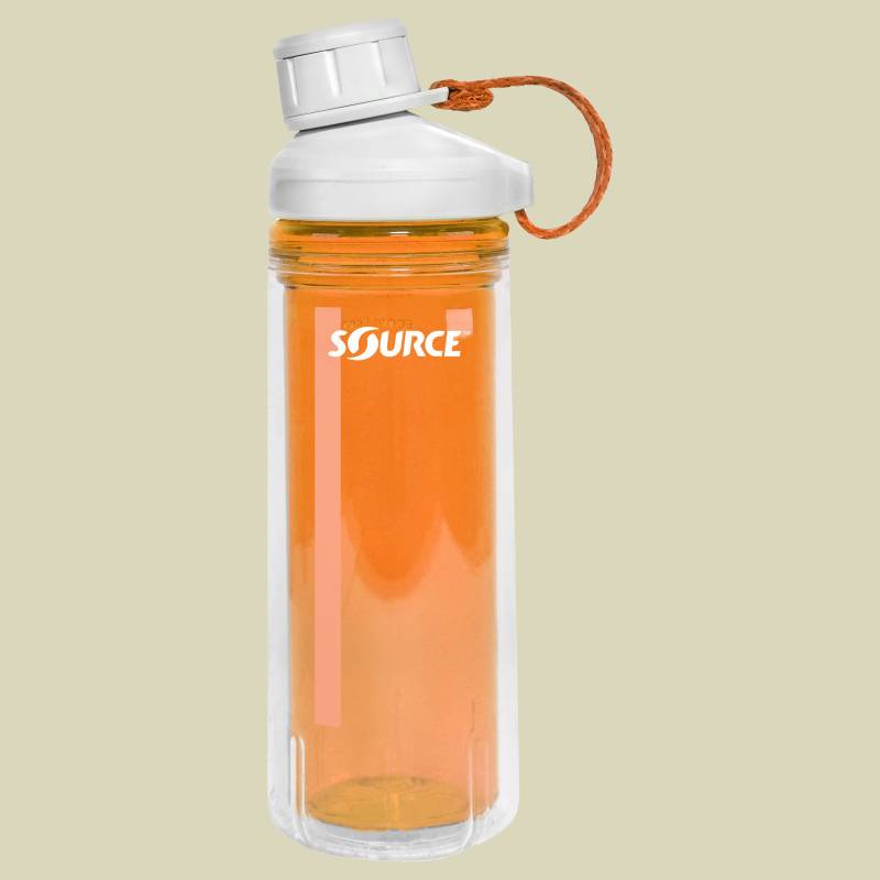 Eco Tritan double wall Volumen 0,6 Farbe amber orange von Source Ltd.