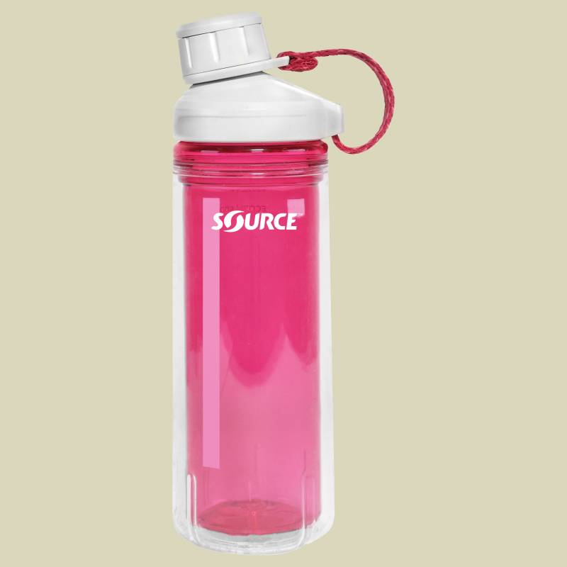 Eco Tritan double wall Volumen 0,6 Farbe berry red von Source Ltd.