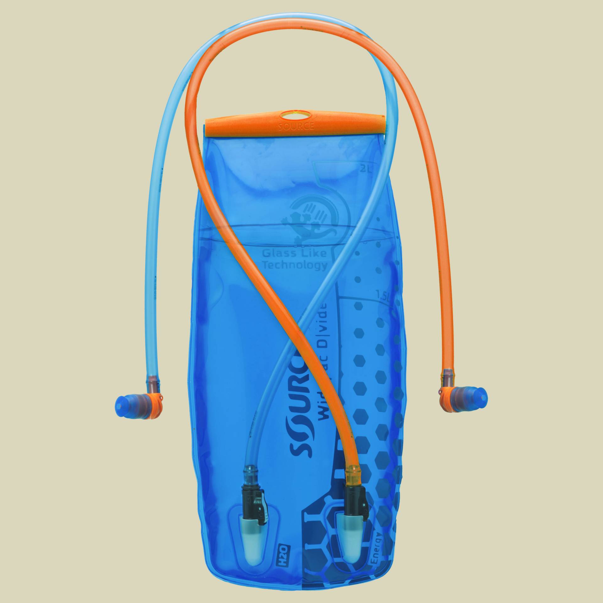 Widepac D/Vide Volumen 3 Liter transparent blue von Source Ltd.