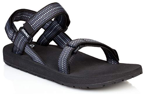 Source Herren Classic Sandale, Chess Black, 41 EU Source Herren Classic Sandale, Chess Black, 41 EU von Source