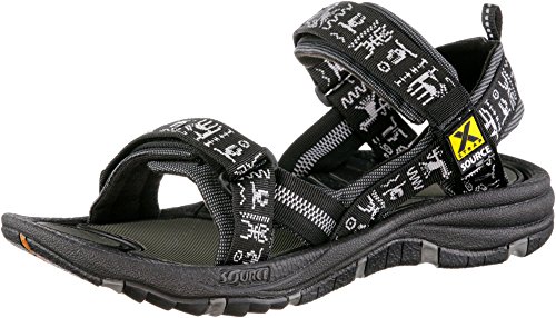 Source Herren Gobi Sandale, Black Inca Source Herren Gobi Sandale, Black Inca von Source
