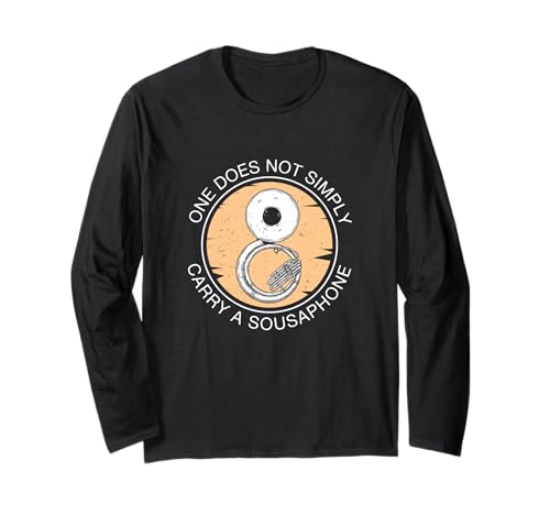 Man trägt Nicht einfach EIN Sousaphon Lustige Sousaphonisten Langarmshirt Man trägt Nicht einfach EIN Sousaphon Lustige Sousaphonisten Langarmshirt von Sousa Squad Supply