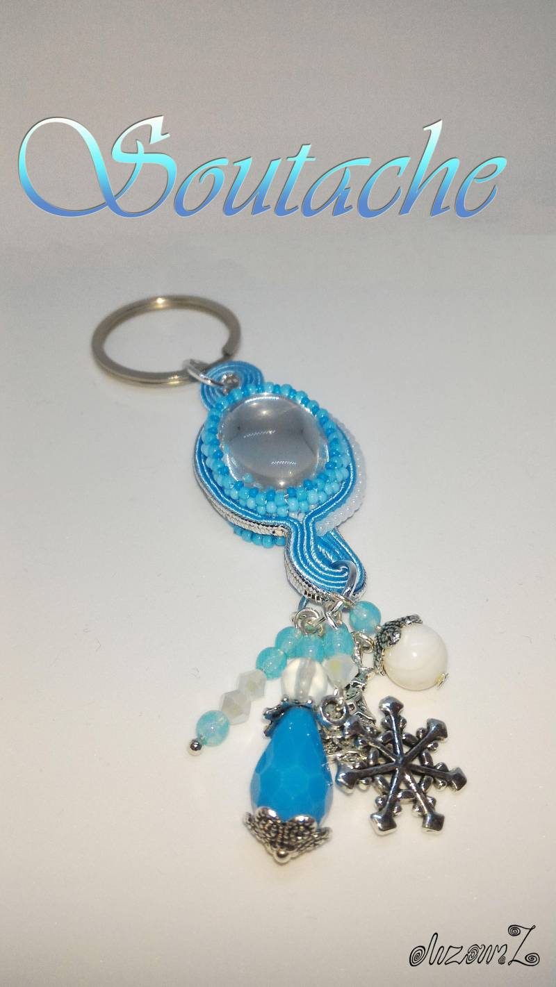 Soutache Schlüsselanhänger "Winter", Geschenk Zur Erinnerung, Neues Zuhause Geschenk, Mit Anhängern, Handgefertigt Soutache Schlüsselanhänger "Winter", Geschenk Zur Erinnerung, Neues Zuhause Geschenk, Mit Anhängern, Handgefertigt von SoutacheWorldShop