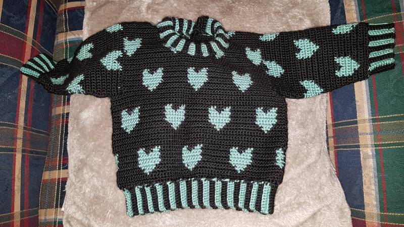 Herzen Baby Pullover Herzen Baby Pullover von SouterStitches