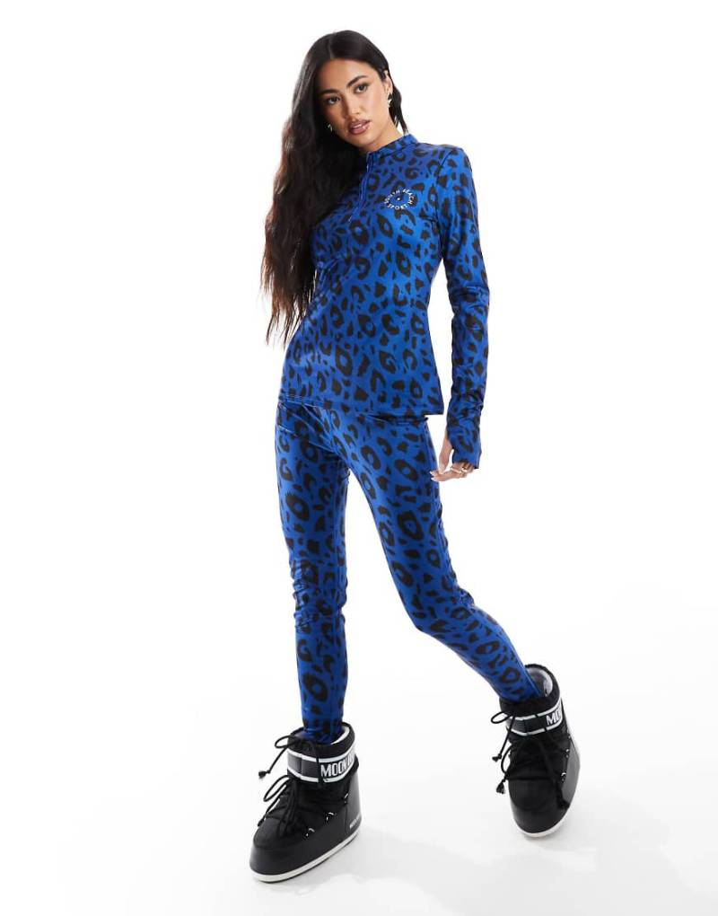 South Beach - Baselayer-Leggings in Blau von South Beach