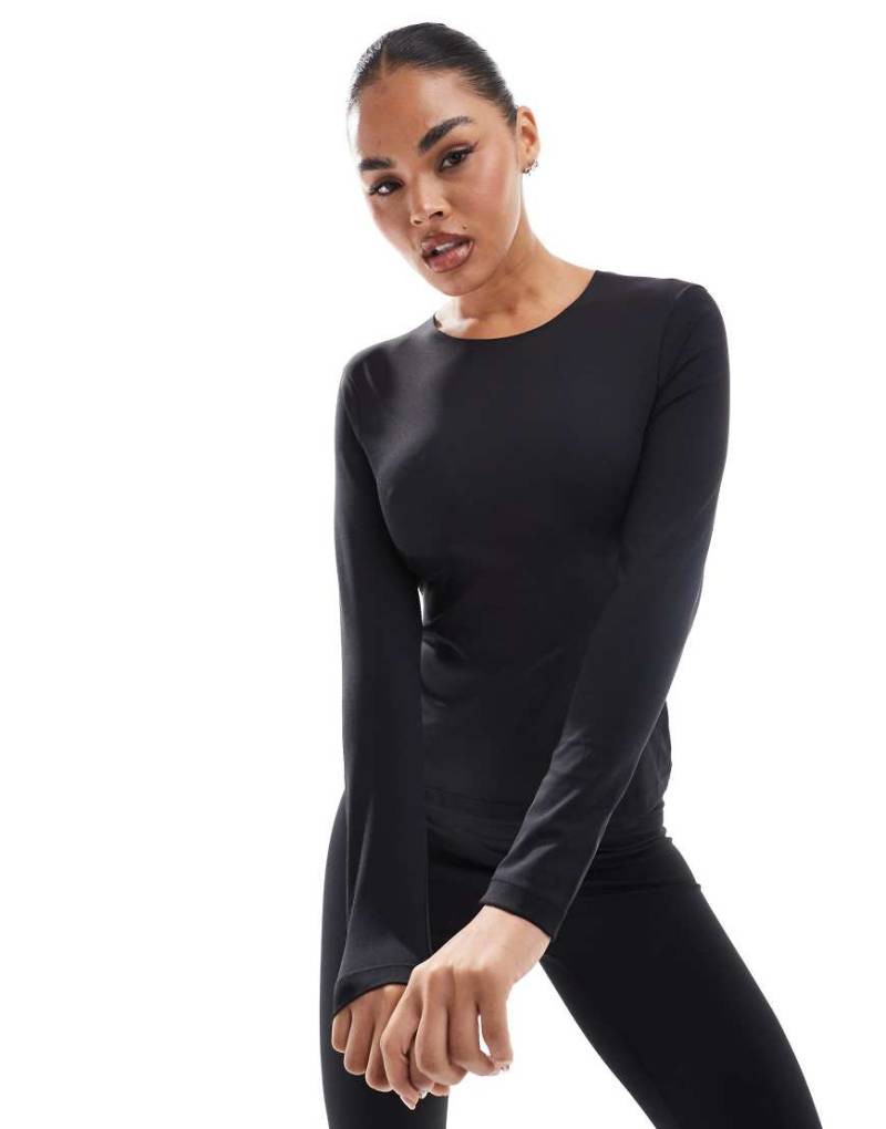 South Beach - Langärmliges T-Shirt in Schwarz von South Beach