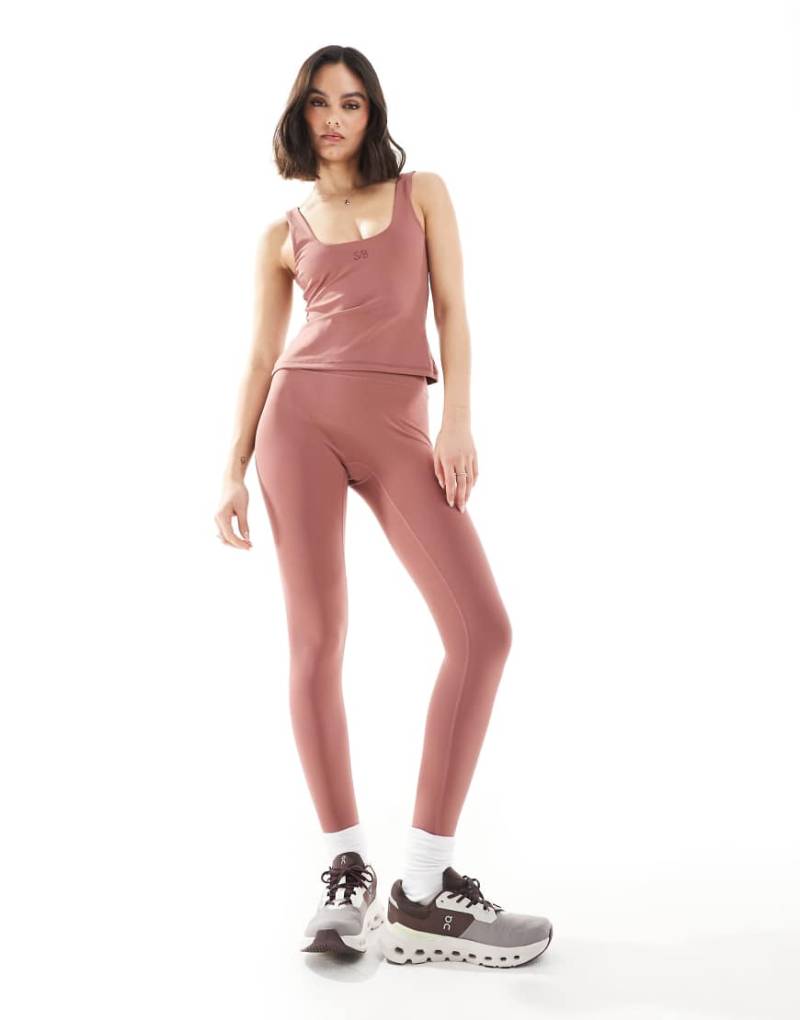 South Beach - Leggings in Rosa mit hohem Bund von South Beach