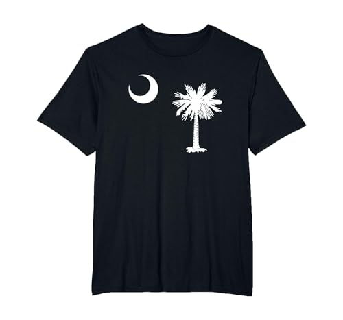 South Carolina Palmetto Staatsflagge T-Shirt, Herren Große Größen, Schwarz, 3X Tall South Carolina Palmetto Staatsflagge T-Shirt, Herren Große Größen, Schwarz, 3X Tall von South Carolina Gifts