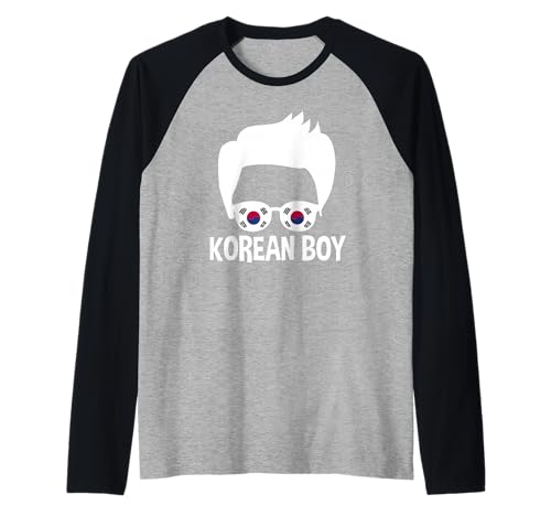 Herren Korean Boy Silhouette Korean Pride Sonnenbrille Raglan Herren Korean Boy Silhouette Korean Pride Sonnenbrille Raglan von South Korea Flag Designs Proud South Korean Roots