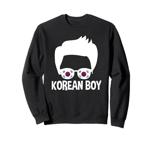 Korean Boy Silhouette Korean Pride Sonnenbrille Sweatshirt Korean Boy Silhouette Korean Pride Sonnenbrille Sweatshirt von South Korea Flag Designs Proud South Korean Roots