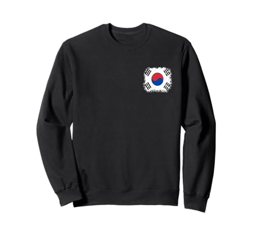 Südkorea Koreanische Flagge Seoul Koreans Kinder Damen Herren Sweatshirt von South Korea Korean Apparel
