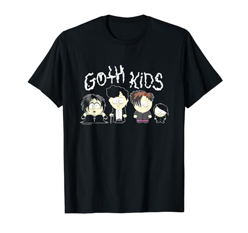 South Park Charakteraufstellung Zeichentrickserie Goth Kids T-Shirt von South Park