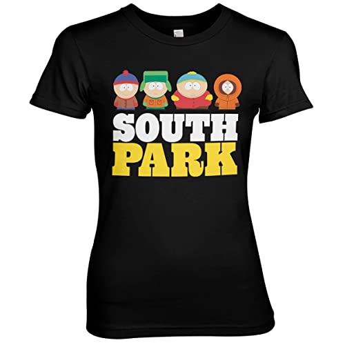 South Park Offizielles Lizenzprodukt Damen T-Shirt (Schwarz), L von South Park