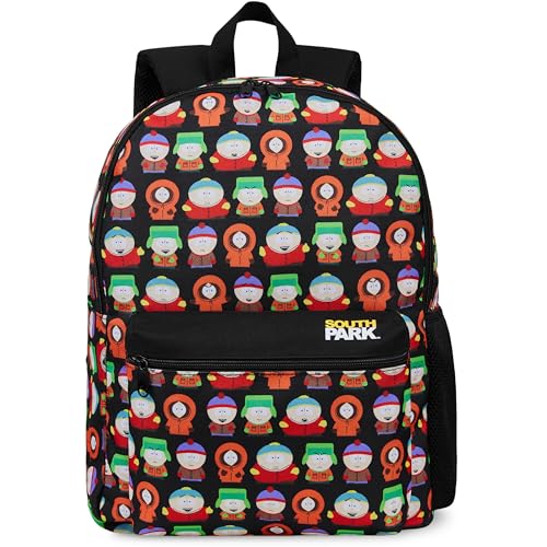 South Park Rucksack Herren Backpack 17L Teenager Reise Stan Kenny Eric Schulranzen Daypack für Schule Arbeit Reisen Camping Uni (AOP South Park Rucksack Herren Backpack 17L Teenager Reise Stan Kenny Eric Schulranzen Daypack für Schule Arbeit Reisen Camping Uni (AOP von South Park