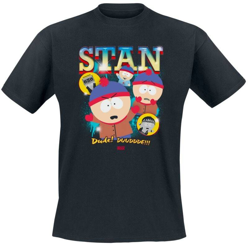 South Park T-Shirt - Stan Bootleg Rap - S bis XXL - für Männer - Größe M - schwarz  - Lizenzierter Fanartikel South Park T-Shirt - Stan Bootleg Rap - S bis XXL - für Männer - Größe M - schwarz  - Lizenzierter Fanartikel von South Park
