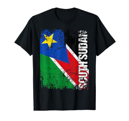 SÜD SUDAN Flagge | Damen Herren Kinder SUDAN T-Shirt von South Sudan Family Shop