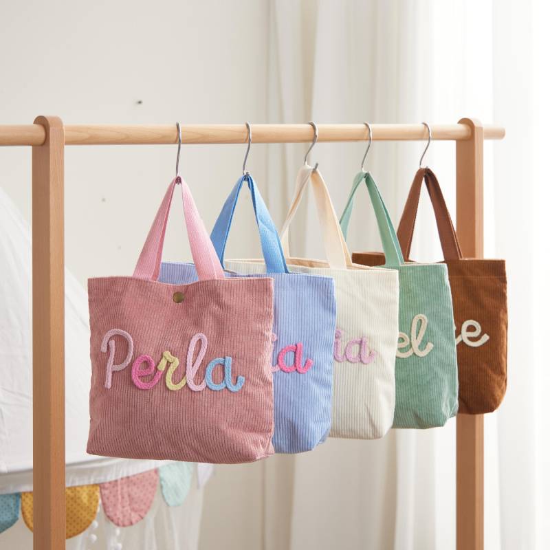 Custom Handbags Personalized Lunch Bag Small For Camping Back To School Gift First Day Of Kids & Toddlers von SouthRainbowArts