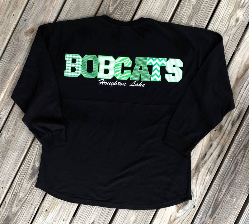 Benutzerdefinierte Monogramm Jersey Spirit Schule Jubeln Tanz Arbeitshemd Unisex Jugend Oder Erwachsene Chevron Rosa Blau Grün Orange Schwarz Team von SouthernGraceEmb