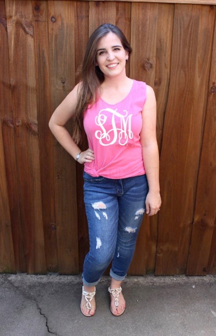 Monogrammed Comfort Colors Tank Top Brautjungfer Bachelorette Geschenk Monogrammed Comfort Colors Tank Top Brautjungfer Bachelorette Geschenk von SouthernTouchMono