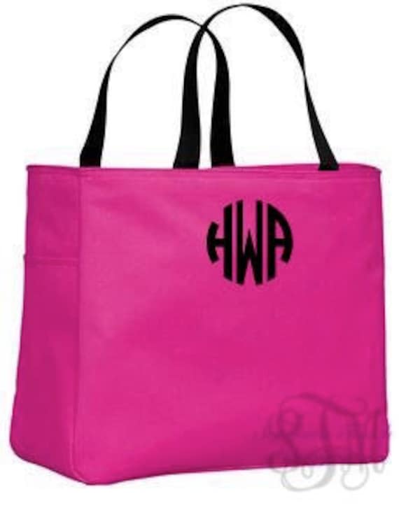 Monogrammed Essential Tragetasche - Monogrammierte Geschenke Brautjungfer Geschenk Junggesellinnenabschied Monogramm Reise-Einkaufstasche Monogrammed Essential Tragetasche - Monogrammierte Geschenke Brautjungfer Geschenk Junggesellinnenabschied Monogramm Reise-Einkaufstasche von SouthernTouchMono