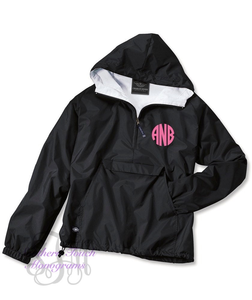Monogrammierte Regenjacke Pullover Charles River Kapuzenoberbekleidung - Erwachsene Unisex Monogrammierte Regenjacke Pullover Charles River Kapuzenoberbekleidung - Erwachsene Unisex von SouthernTouchMono