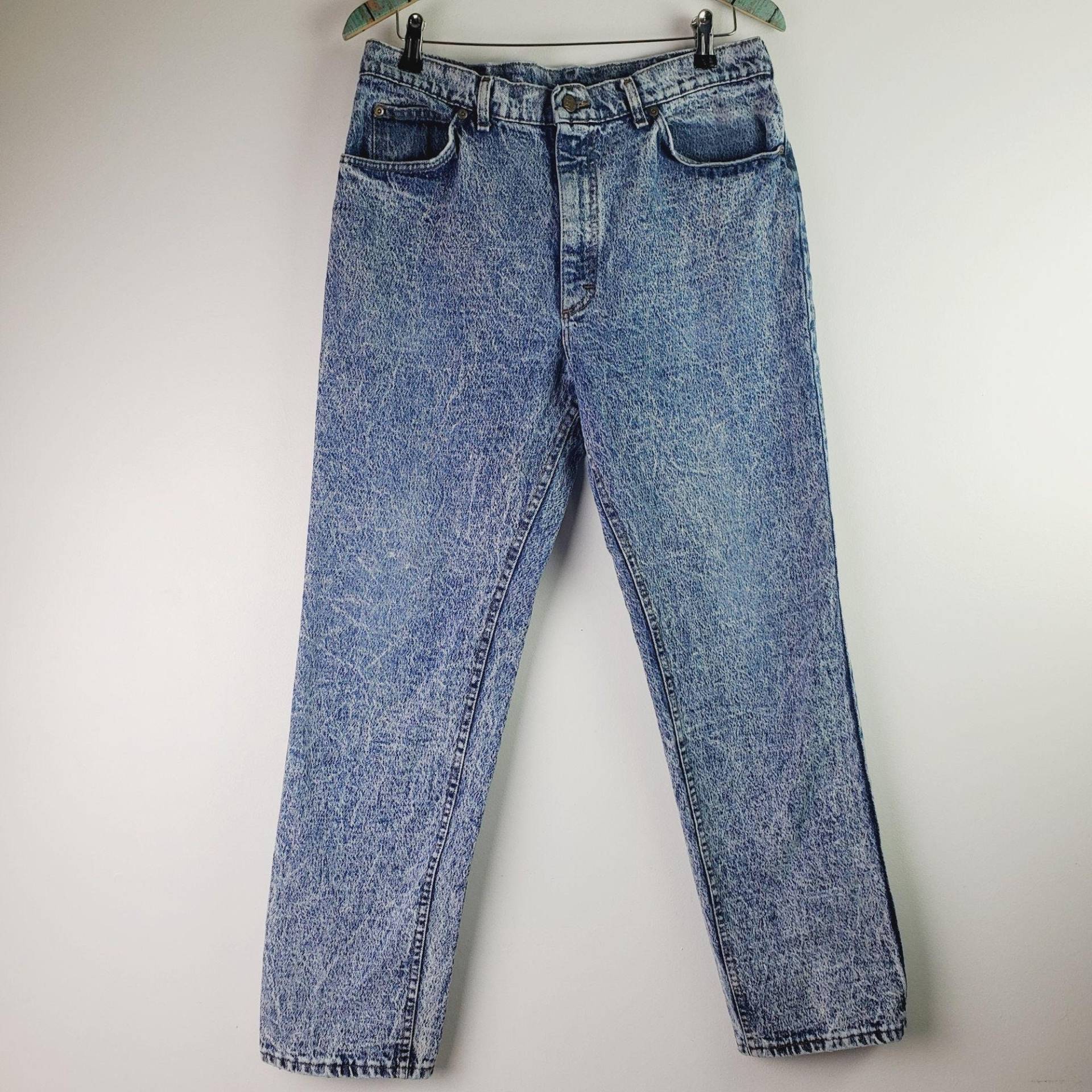 Vintage Lee Es Acid Wash Ultra High Rise Mom Jeans von SouthernUnlimitedVtg