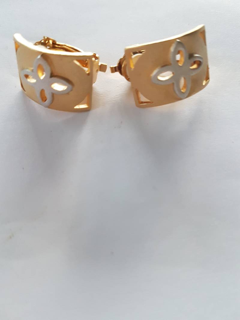 Earrings Vintage-Atemberaubende Goldtone Design-statement Glamouröser Clip Auf Rückseiten Kostümschmuck Aus Verstorbenen Anwesen von Southernhouse