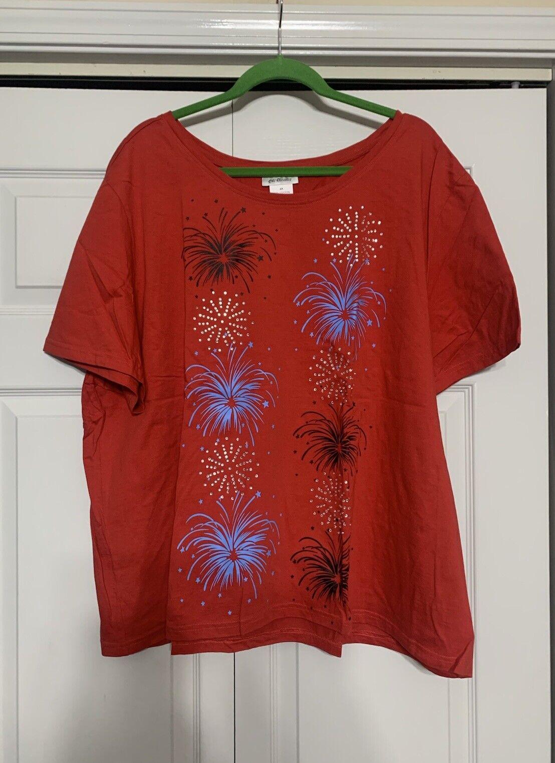Vintage Cw Classics Feuerwerk Und Bling Strick-T-Shirt Top Tunika 4x Euc | T60 von Southernreseller