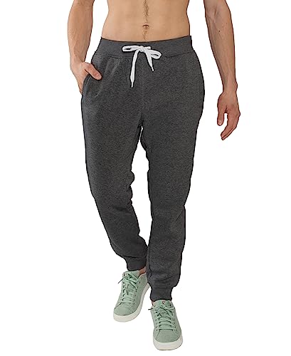 Southpole Herren 1570 Fleece Jogger, Heather Charcoal (Cargo), X-Klein von Southpole
