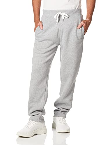 Southpole Herren Active Fleece Open Bottom Sweatpants-Regular and Big & Tall Sizes Trainingshose, Heather Grey Op, Mittel von Southpole