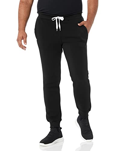 Southpole Herren 1570 Basic Active Sweatpants Fleece Jogger, Schwarz, 6X-Large Groß von Southpole