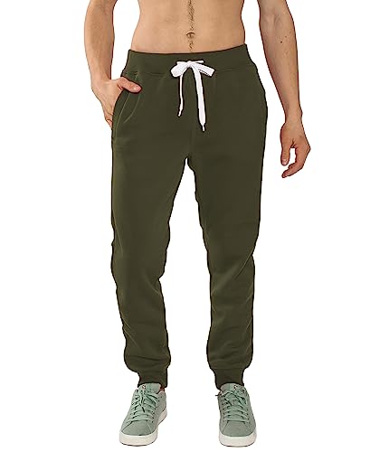 Southpole Herren Basic Active Fleece-Jogginghose, reguläre und große Größen Trainingshose, Ov (A), M von Southpole