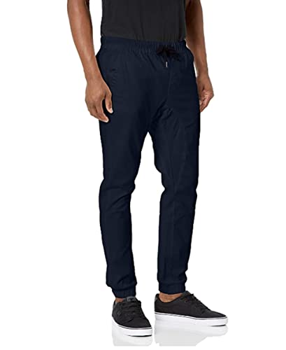 Southpole Herren Basic Stretch Twill Jogger Pants Hose, New Navy, L EU von Southpole