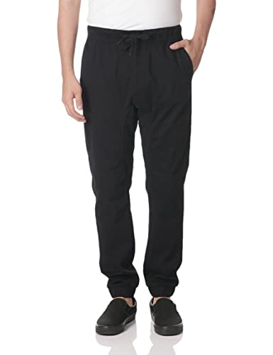Southpole Herren Basic Stretch Twill Jogger Pants – Normale Größen Lässige Hose, schwarz, 3XL von Southpole