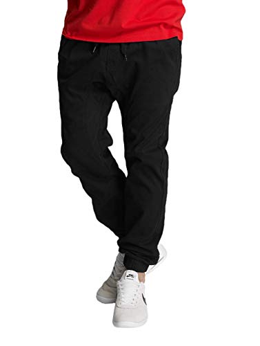 Southpole Herren Basic Stretch Twill Jogger Pants-Reg and Big & Tall Sizes Lässige Hose, Schwarz, 6XL Southpole Herren Basic Stretch Twill Jogger Pants-Reg and Big & Tall Sizes Lässige Hose, Schwarz, 6XL von Southpole