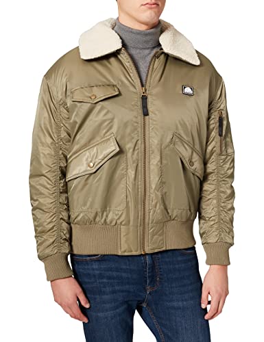 Southpole Herren Bomber Jacket Jacke, Khaki, M von Southpole