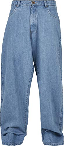 Southpole Herren Denim Pants Hose, Retro mid Blue, 28 von Southpole