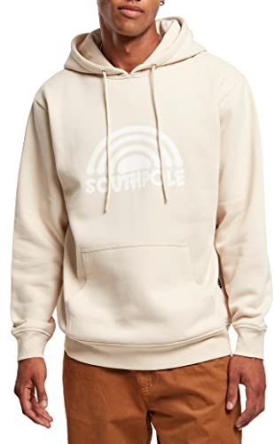 Southpole Herren Southpole Spray Logo Hoody Hooded Sweatshirt, Sand, S von Southpole