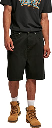 Southpole Herren Southpole Twill Chino Shorts Shorts, Schwarz, 30 von Southpole