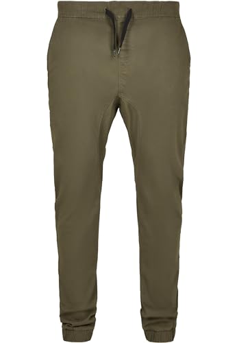 Southpole Herren Stretch Jogger Pants Jogginhose, Olive, S von Southpole