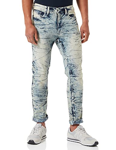 Southpole Herren Stretch Signature Denim Hose, Marble lt.Tint, 30/32 von Southpole