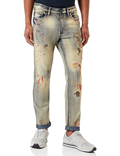 Southpole Herren Stretch Signature Denim Hose, lt. Brush, 36/32 von Southpole