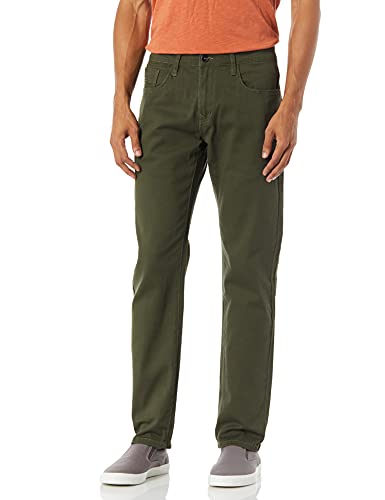 Southpole Herren Stretchable Basic Style of Color Twill Pants Jeans, Olive Skinny, 38W / 30L von Southpole