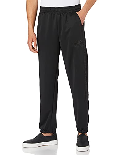 Southpole Herren SP078-Southpole Tricot Pants with Tape Hose, Black, L von Southpole