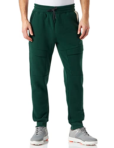 Southpole Herren Utility Flap Fleece Jogger Hose, Hunter Green, M von Southpole