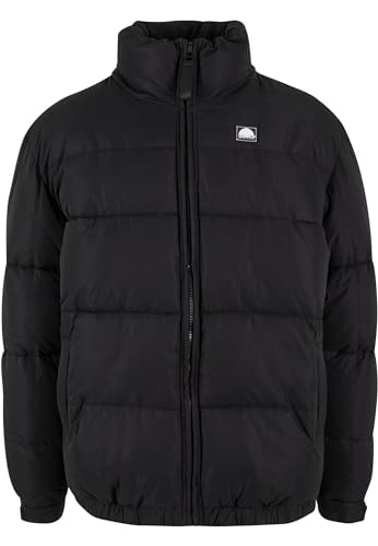 Southpole Color Block Puffer Jacket Black/Black, XL von Southpole