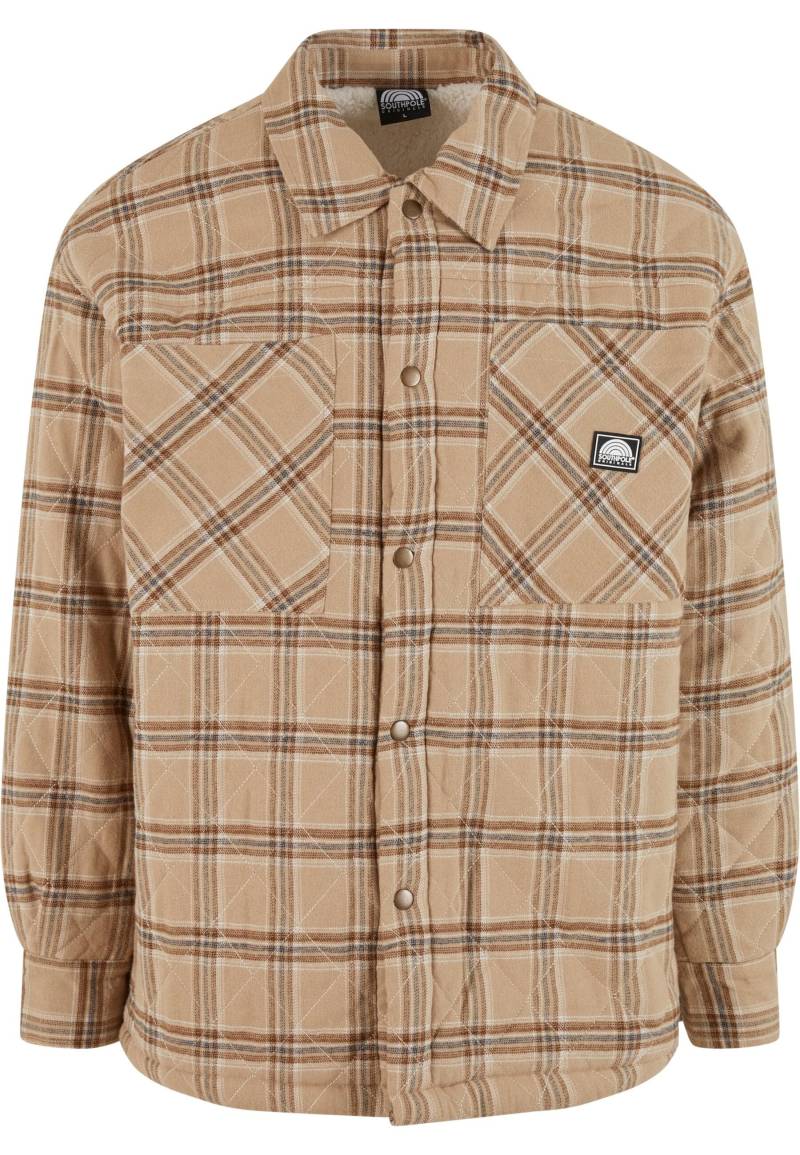 Southpole Langarmhemd "Southpole Herren Southpole Flannel Quitted Shirt Jacket" 1 Stk. von Southpole